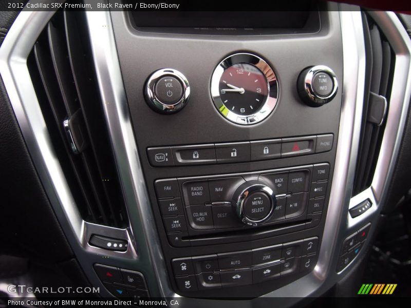 Black Raven / Ebony/Ebony 2012 Cadillac SRX Premium