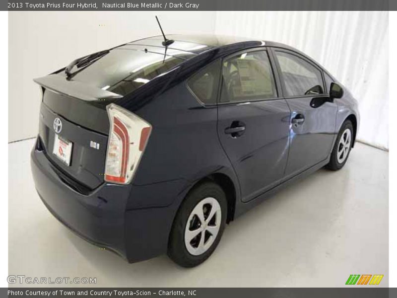 Nautical Blue Metallic / Dark Gray 2013 Toyota Prius Four Hybrid