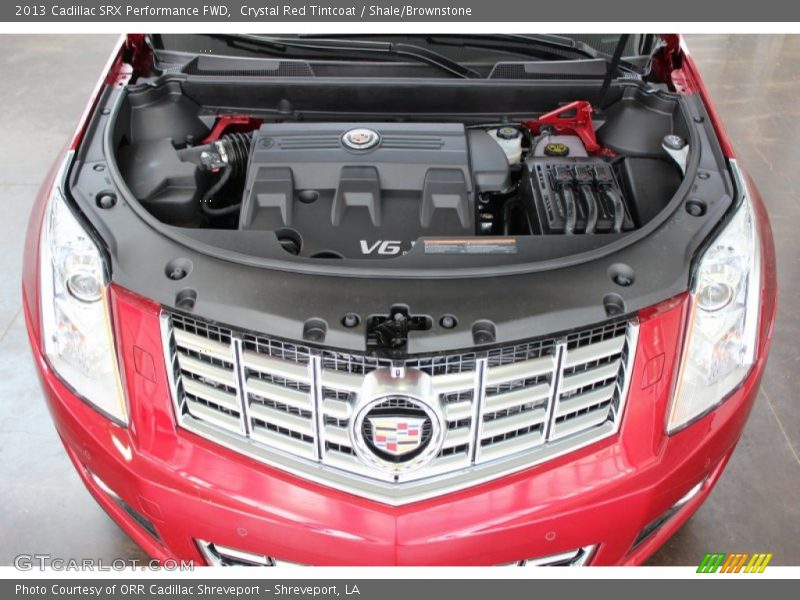 Crystal Red Tintcoat / Shale/Brownstone 2013 Cadillac SRX Performance FWD