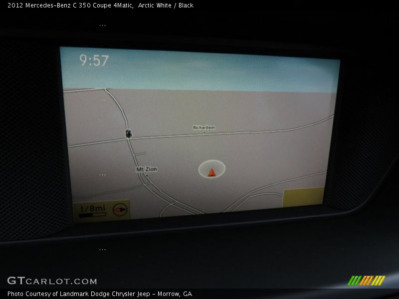 Navigation of 2012 C 350 Coupe 4Matic