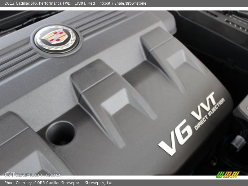 Crystal Red Tintcoat / Shale/Brownstone 2013 Cadillac SRX Performance FWD