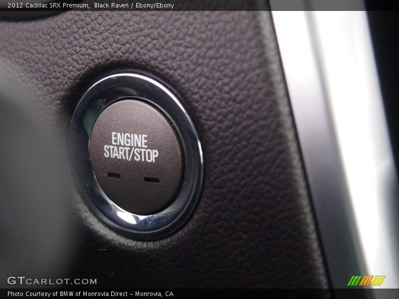 Black Raven / Ebony/Ebony 2012 Cadillac SRX Premium