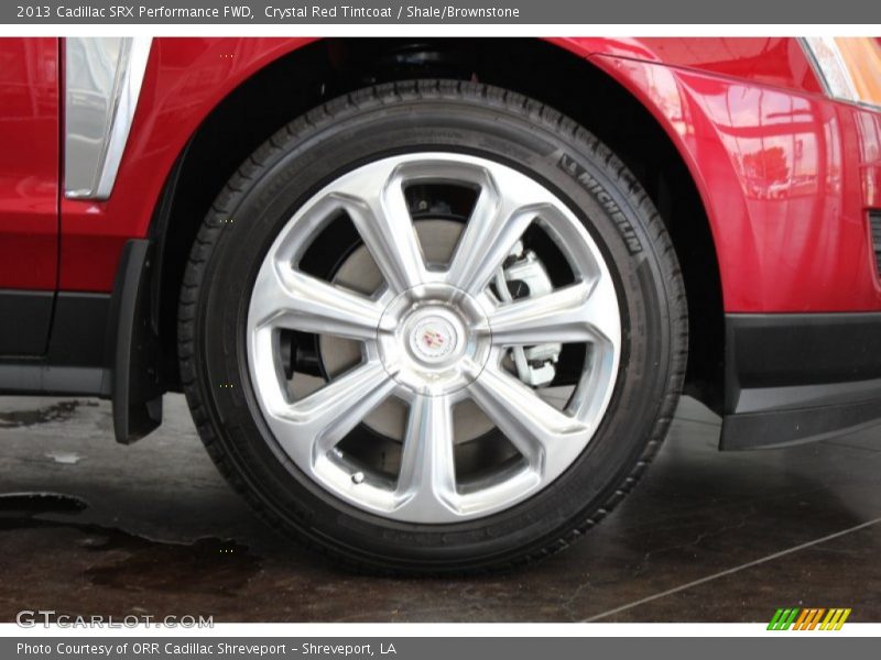Crystal Red Tintcoat / Shale/Brownstone 2013 Cadillac SRX Performance FWD