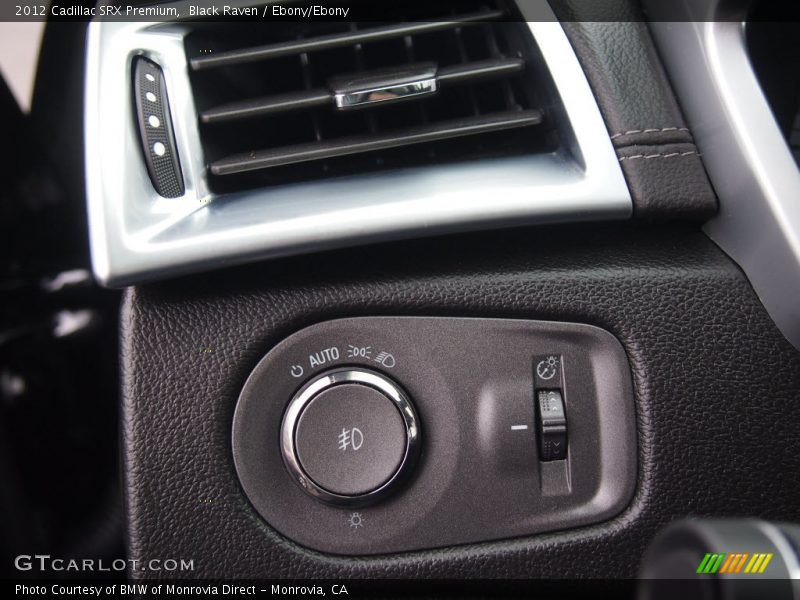 Black Raven / Ebony/Ebony 2012 Cadillac SRX Premium