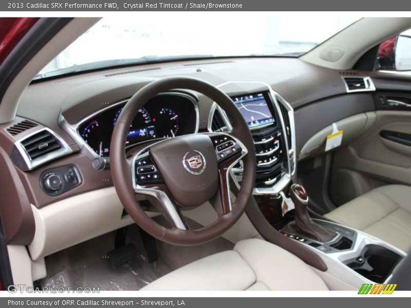 Crystal Red Tintcoat / Shale/Brownstone 2013 Cadillac SRX Performance FWD
