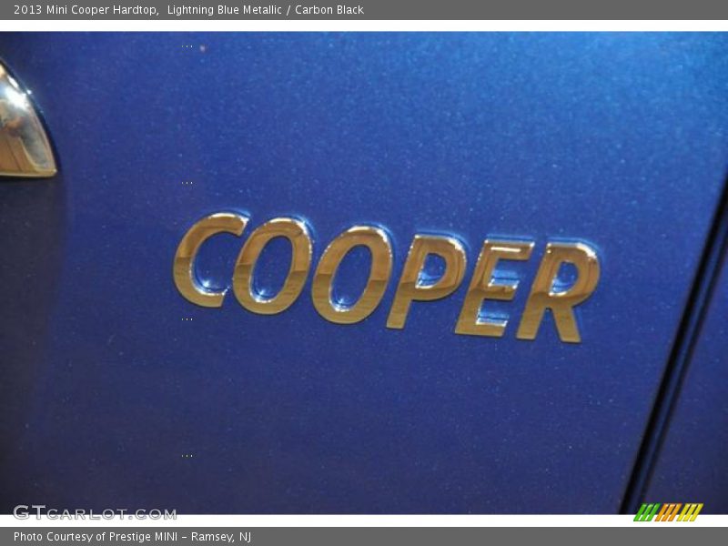 Lightning Blue Metallic / Carbon Black 2013 Mini Cooper Hardtop