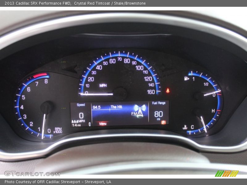 Crystal Red Tintcoat / Shale/Brownstone 2013 Cadillac SRX Performance FWD