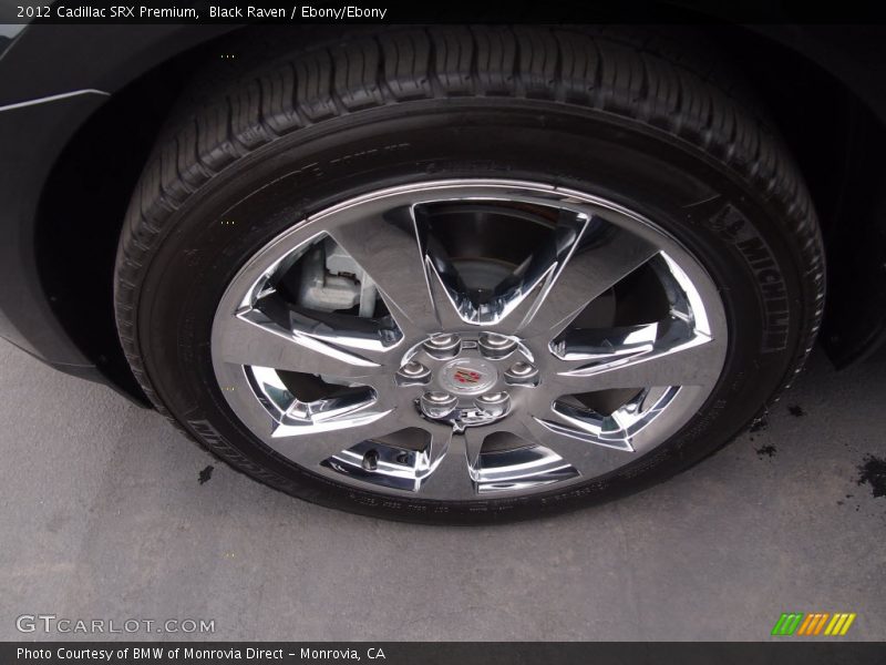 Black Raven / Ebony/Ebony 2012 Cadillac SRX Premium