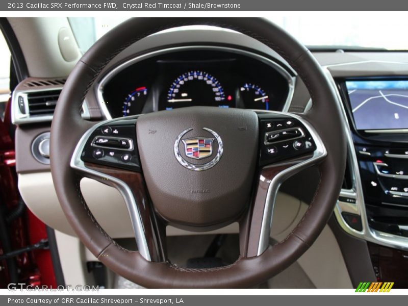 Crystal Red Tintcoat / Shale/Brownstone 2013 Cadillac SRX Performance FWD