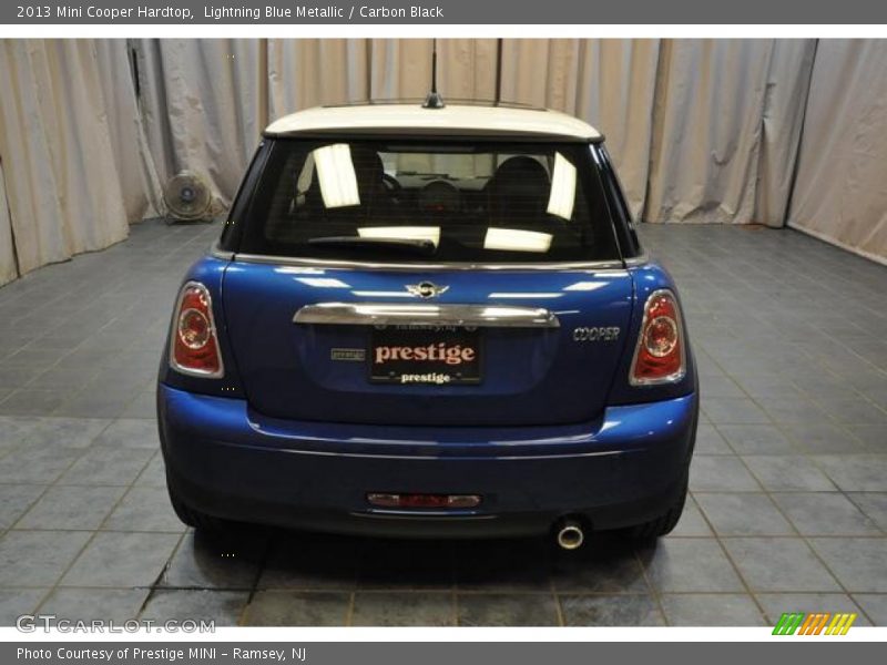 Lightning Blue Metallic / Carbon Black 2013 Mini Cooper Hardtop