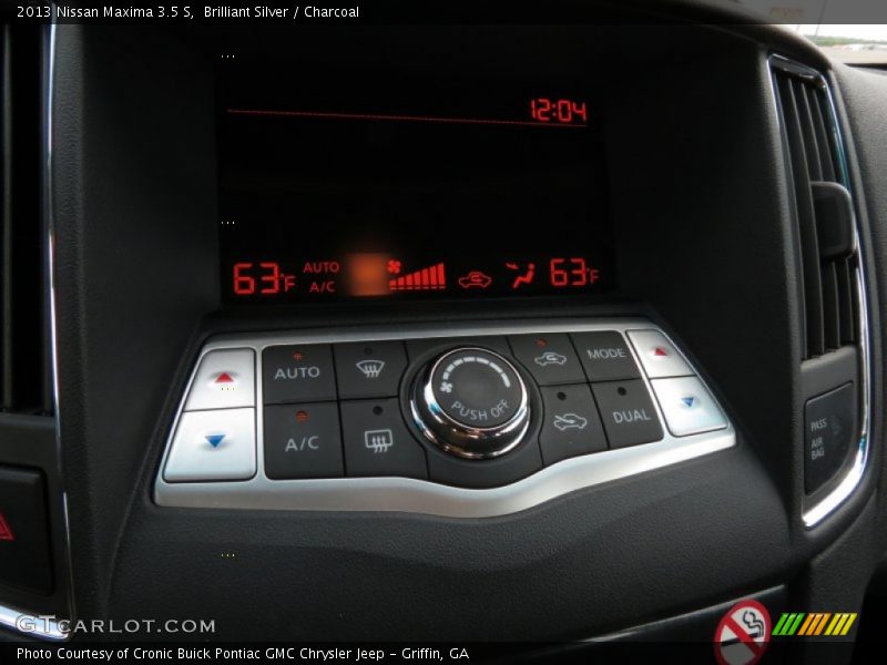 Brilliant Silver / Charcoal 2013 Nissan Maxima 3.5 S