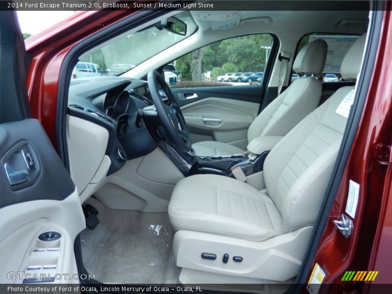 Front Seat of 2014 Escape Titanium 2.0L EcoBoost