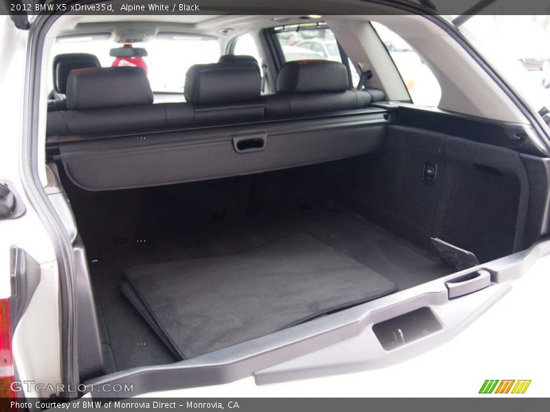 Alpine White / Black 2012 BMW X5 xDrive35d