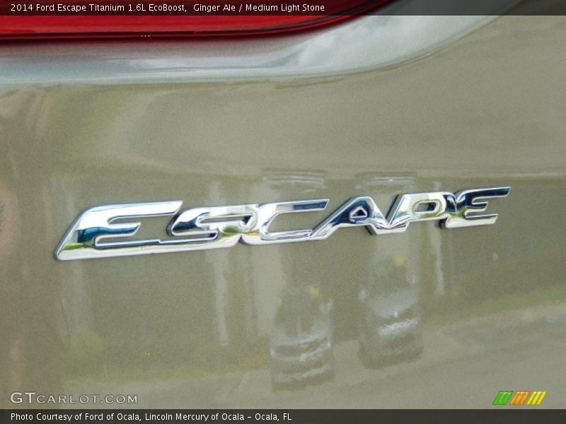 Ginger Ale / Medium Light Stone 2014 Ford Escape Titanium 1.6L EcoBoost