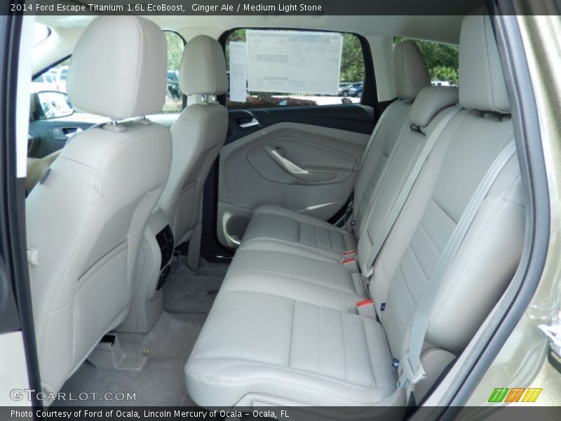 Ginger Ale / Medium Light Stone 2014 Ford Escape Titanium 1.6L EcoBoost