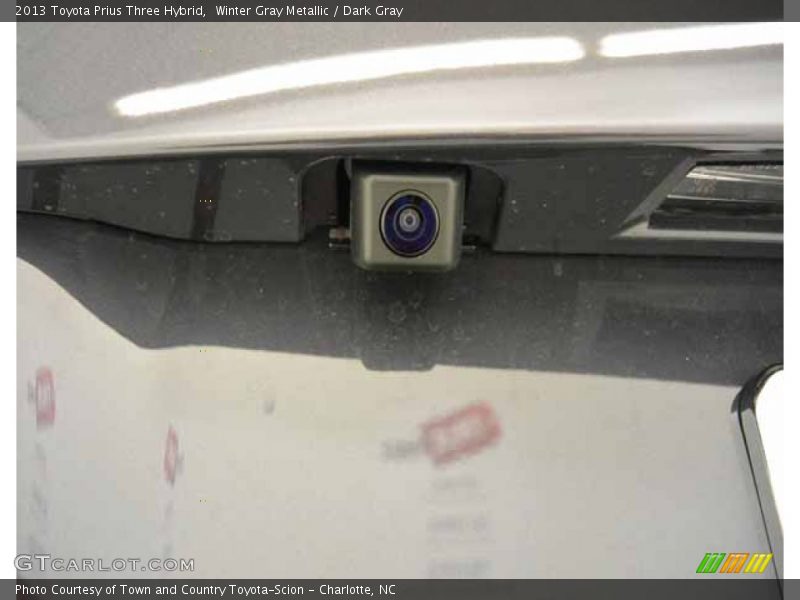 Winter Gray Metallic / Dark Gray 2013 Toyota Prius Three Hybrid