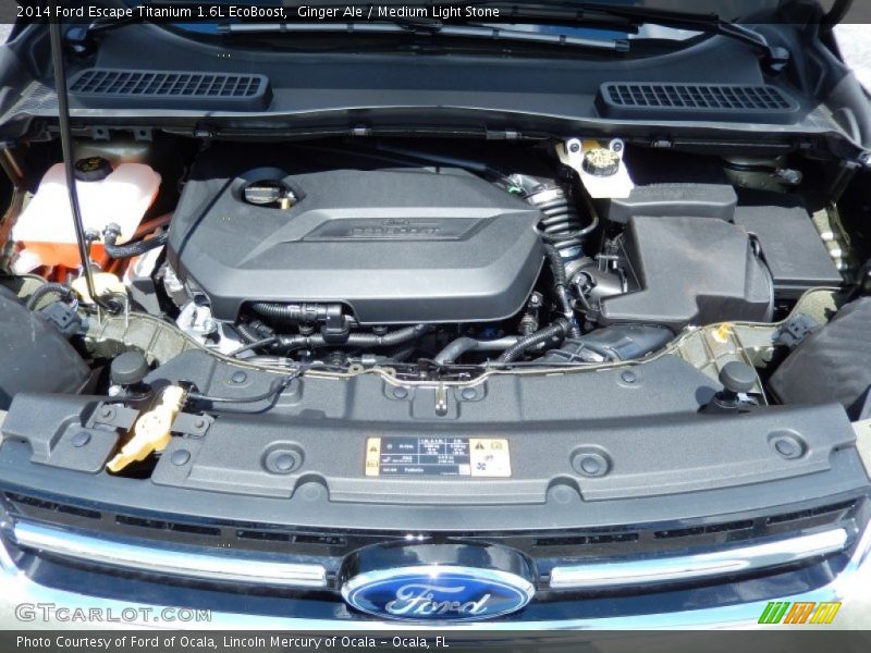 Ginger Ale / Medium Light Stone 2014 Ford Escape Titanium 1.6L EcoBoost