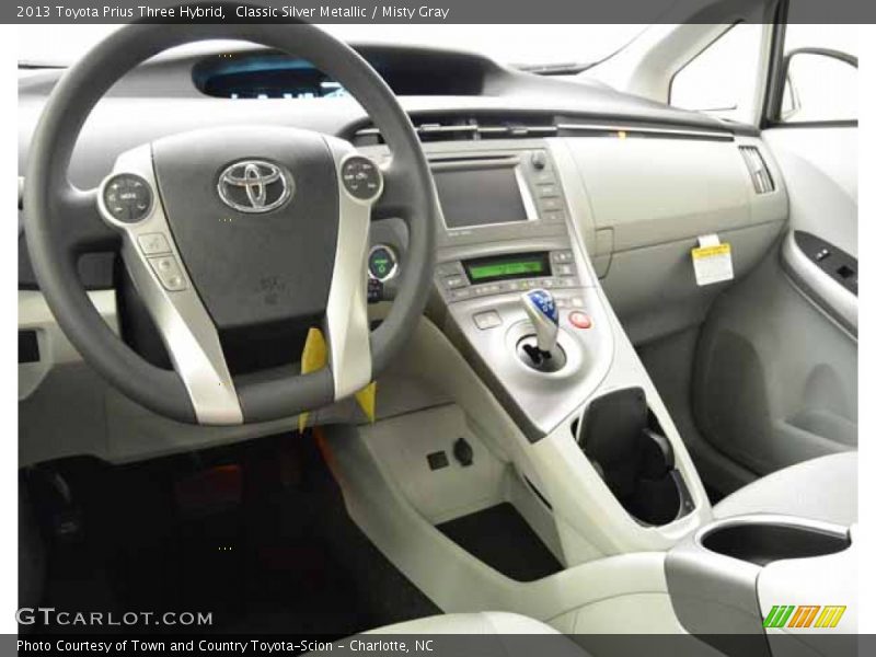  2013 Prius Three Hybrid Misty Gray Interior