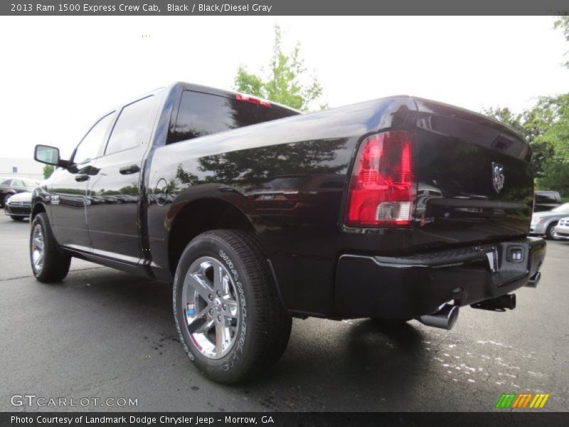 Black / Black/Diesel Gray 2013 Ram 1500 Express Crew Cab