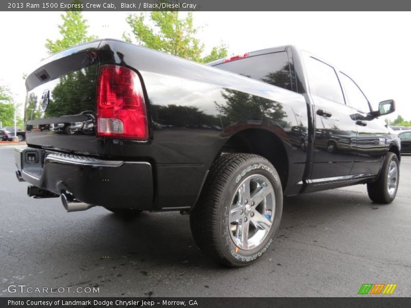 Black / Black/Diesel Gray 2013 Ram 1500 Express Crew Cab