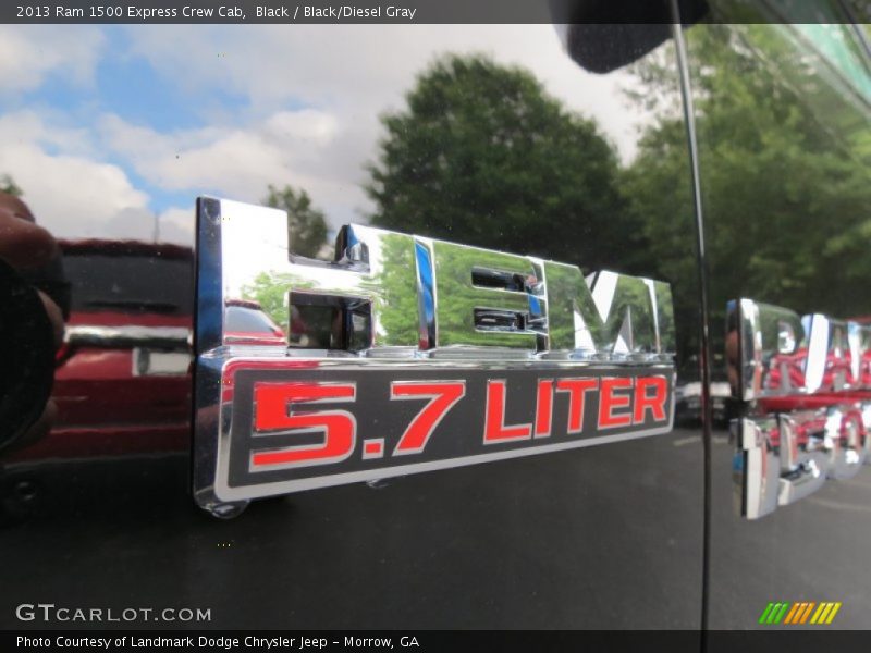 Black / Black/Diesel Gray 2013 Ram 1500 Express Crew Cab