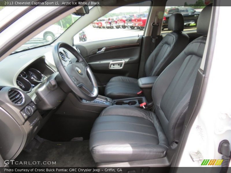 Front Seat of 2013 Captiva Sport LS