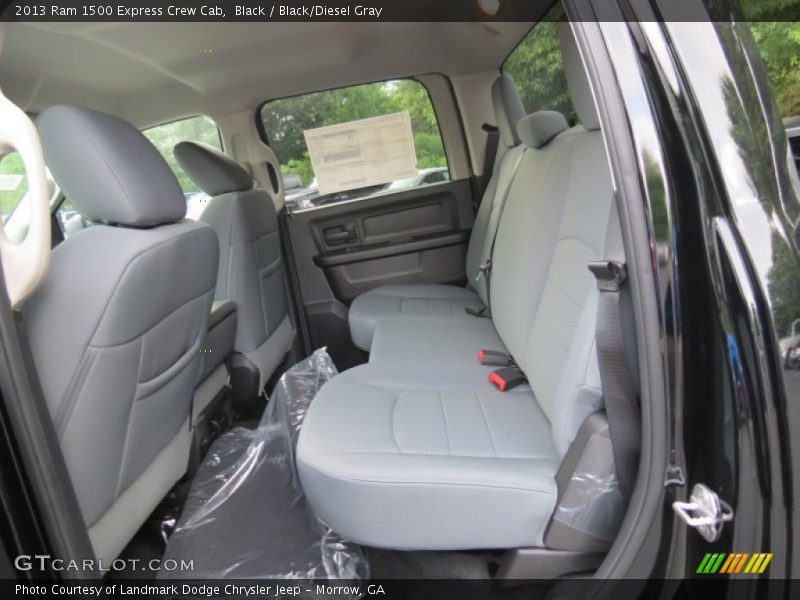 Black / Black/Diesel Gray 2013 Ram 1500 Express Crew Cab