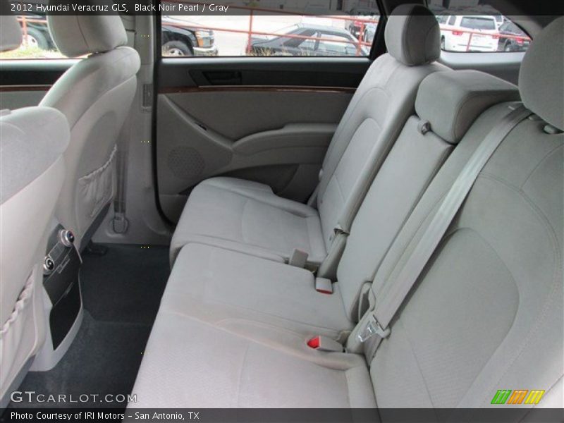 Black Noir Pearl / Gray 2012 Hyundai Veracruz GLS