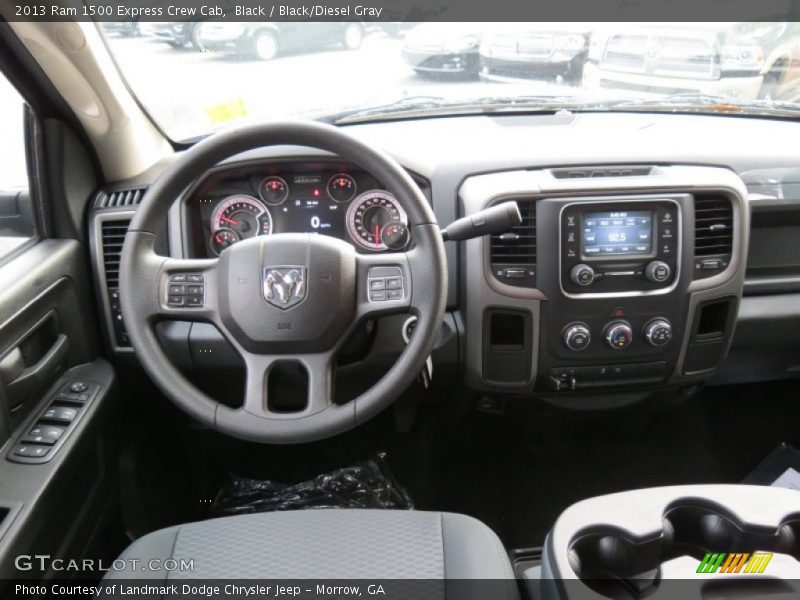Black / Black/Diesel Gray 2013 Ram 1500 Express Crew Cab