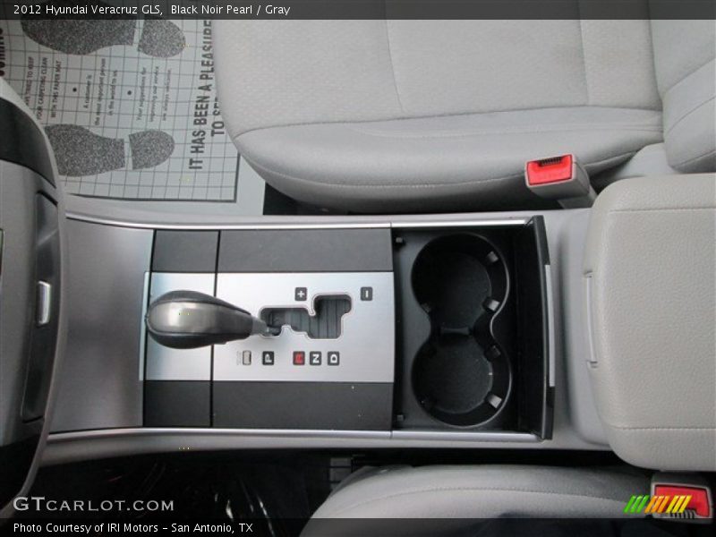 Black Noir Pearl / Gray 2012 Hyundai Veracruz GLS