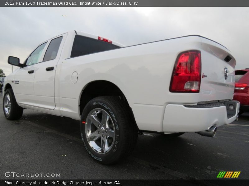 Bright White / Black/Diesel Gray 2013 Ram 1500 Tradesman Quad Cab