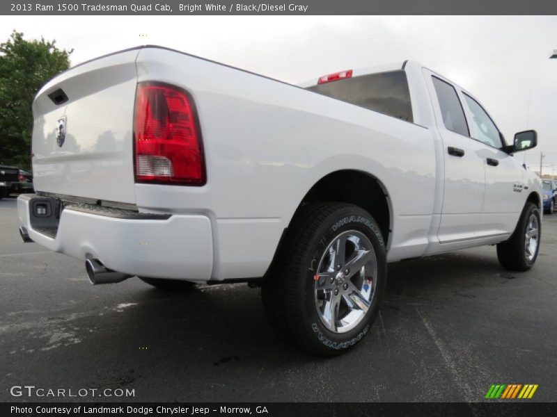 Bright White / Black/Diesel Gray 2013 Ram 1500 Tradesman Quad Cab