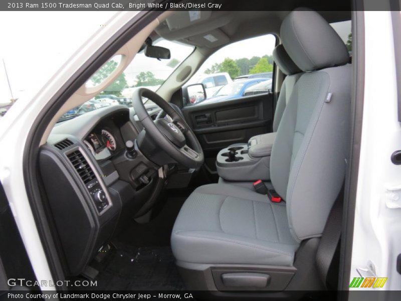 Bright White / Black/Diesel Gray 2013 Ram 1500 Tradesman Quad Cab