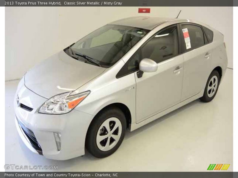 Classic Silver Metallic / Misty Gray 2013 Toyota Prius Three Hybrid