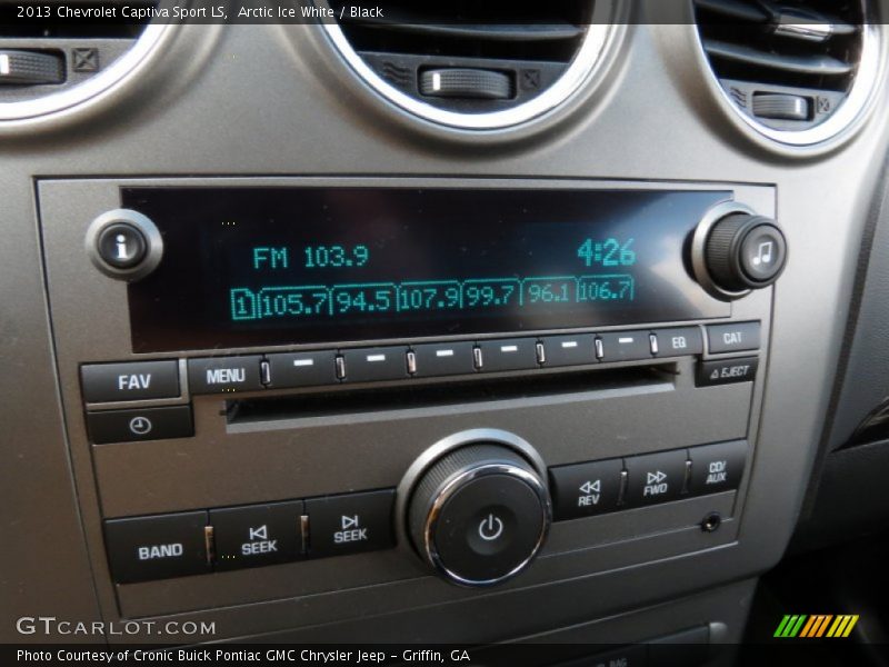 Audio System of 2013 Captiva Sport LS