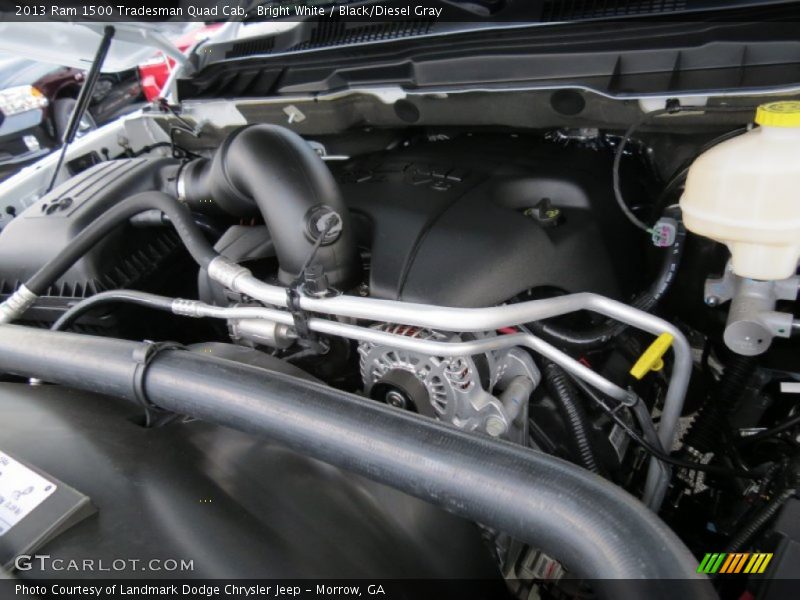 Bright White / Black/Diesel Gray 2013 Ram 1500 Tradesman Quad Cab