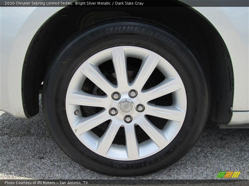Bright Silver Metallic / Dark Slate Gray 2010 Chrysler Sebring Limited Sedan