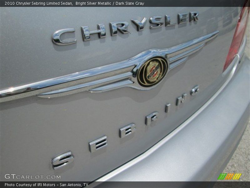 Bright Silver Metallic / Dark Slate Gray 2010 Chrysler Sebring Limited Sedan