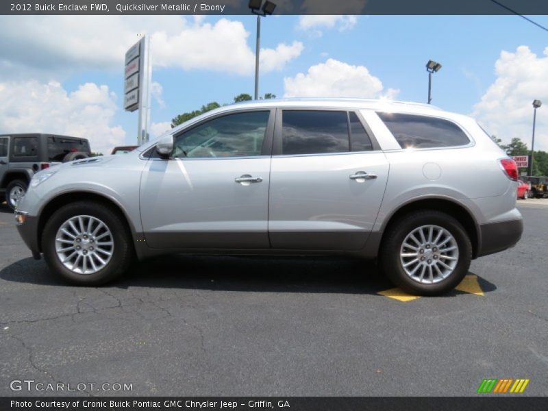 Quicksilver Metallic / Ebony 2012 Buick Enclave FWD