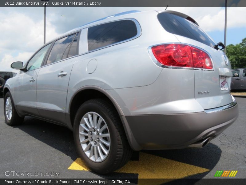 Quicksilver Metallic / Ebony 2012 Buick Enclave FWD