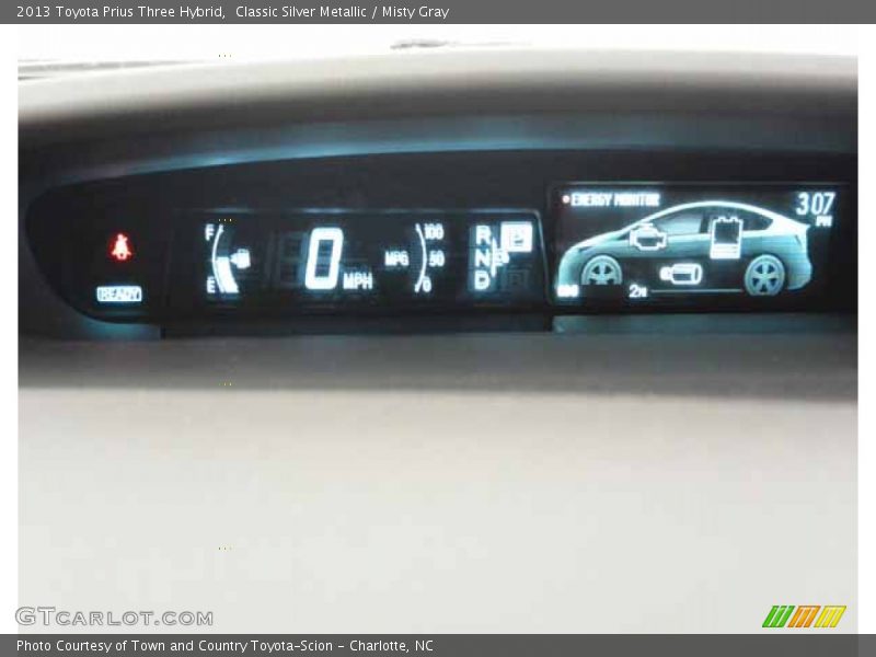 Classic Silver Metallic / Misty Gray 2013 Toyota Prius Three Hybrid