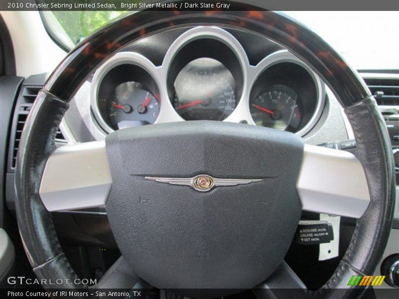 Bright Silver Metallic / Dark Slate Gray 2010 Chrysler Sebring Limited Sedan