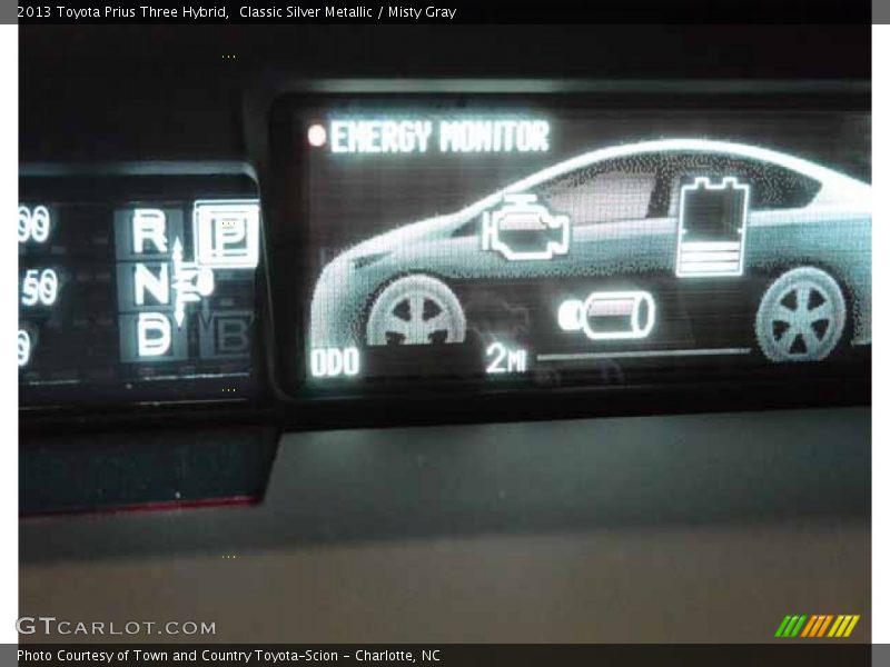 Classic Silver Metallic / Misty Gray 2013 Toyota Prius Three Hybrid