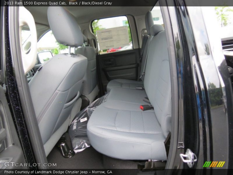 Black / Black/Diesel Gray 2013 Ram 1500 Express Quad Cab