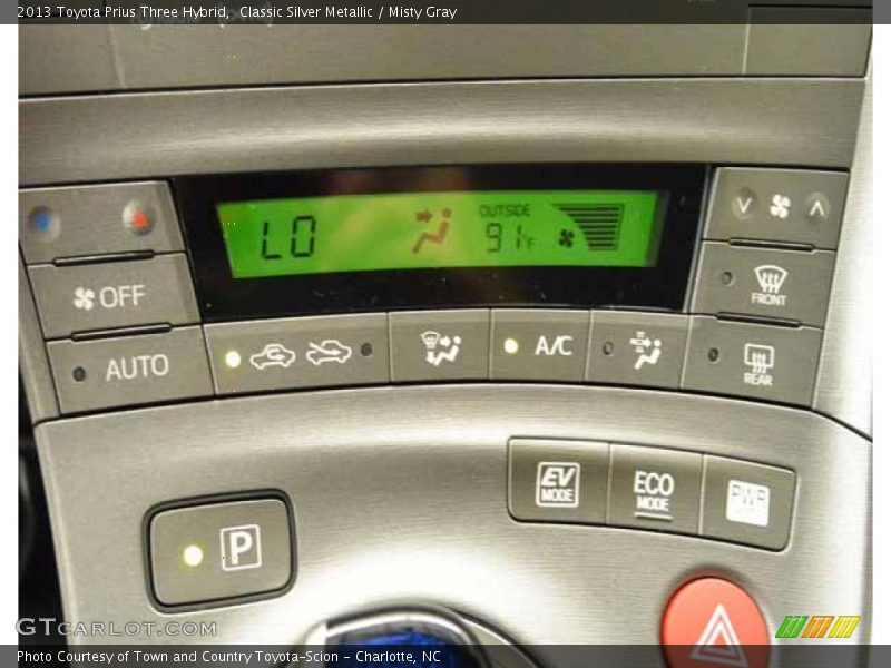 Classic Silver Metallic / Misty Gray 2013 Toyota Prius Three Hybrid