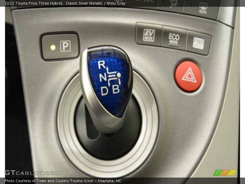 Classic Silver Metallic / Misty Gray 2013 Toyota Prius Three Hybrid
