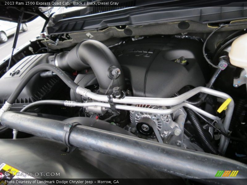 Black / Black/Diesel Gray 2013 Ram 1500 Express Quad Cab