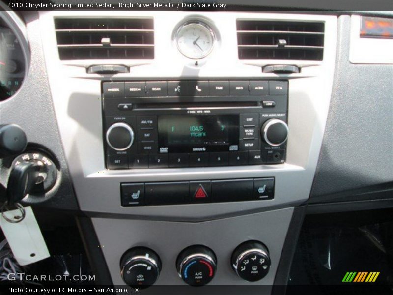 Bright Silver Metallic / Dark Slate Gray 2010 Chrysler Sebring Limited Sedan