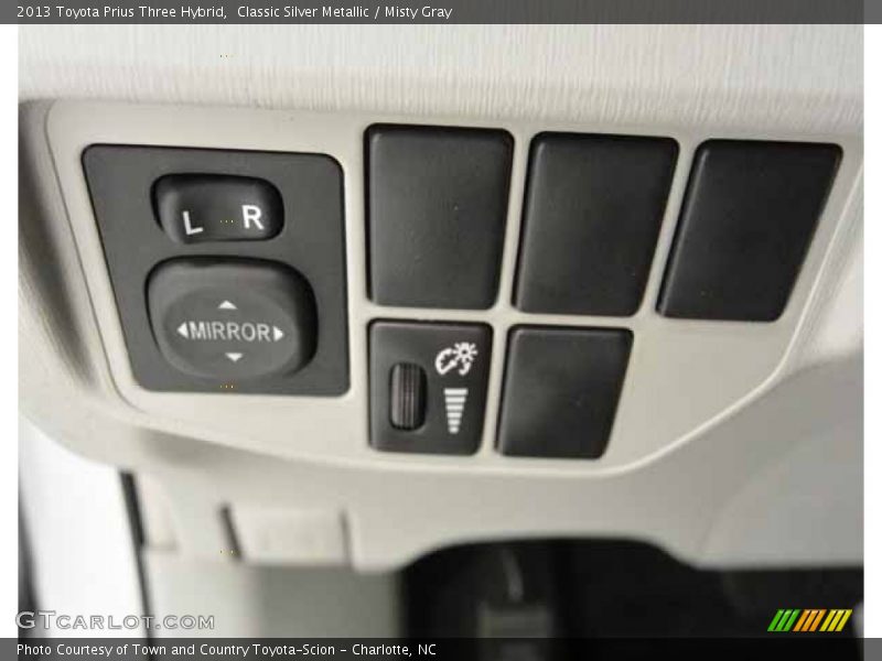 Classic Silver Metallic / Misty Gray 2013 Toyota Prius Three Hybrid
