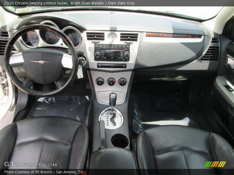 Bright Silver Metallic / Dark Slate Gray 2010 Chrysler Sebring Limited Sedan